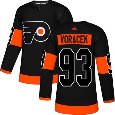Adidas Philadelphia Flyers #93 Jakub Voracek Black Alternate Authentic Stitched NHL Jersey